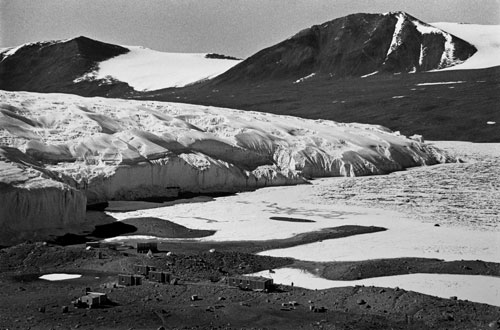 <p>Lake Hoare camp is situated in the Taylor Valley beside the Canada Glacier and is across the sound from McMurdo Station.</p><p>“The first time I came down I was just blown away. It was far more beautiful than I expected. Then last season I came here on Winfly at the end of August. It was minus 40 and minus 50. The helicopters can’t shut down of course. The work was really hard. Everything, I mean everything broke on us. We broke gas lines. Things wouldn’t start of course. It was really cold, but you get used to it.”<br/>—Christina Takacs, bacteriologist</p><p>“These lakes are stratified and there are layers. There doesn’t appear to be a spring and fall ’turn over’ like most lakes. You can move just half a meter higher or lower and there are two orders of magnitude less abundance of microorganisms. And yet the temperature of the water from top to bottom ranges just from 0 to 3 or 4 C.”<br/>—Dr. Ray Kepner</p>